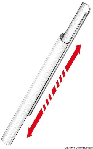 Profilo copri sartie - 40, mm