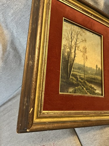 Quadro antico con cornice - quadro,