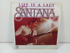 SANTANA LIFE IS A LADY    DISCO  45 GIRI VINILE 