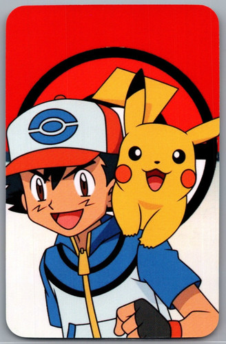 Carta pokemon arte ash ketchum - carta,