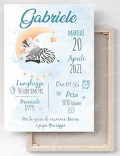 Quadro NASCITA 30x40 bambini