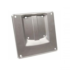GREY METAL LICENSE PLATE