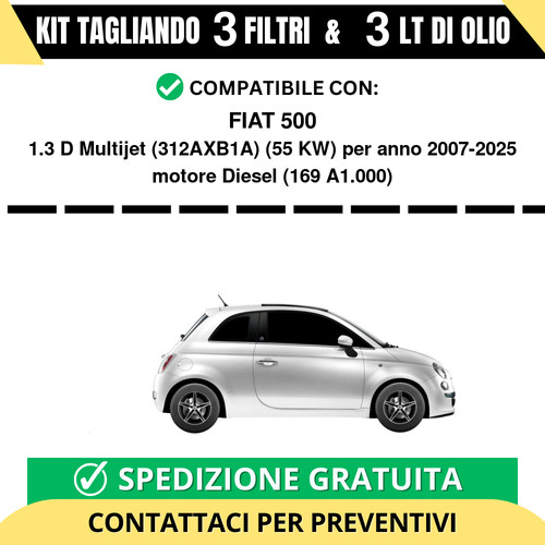 Tagliando per fiat 500 d - tagliando,
