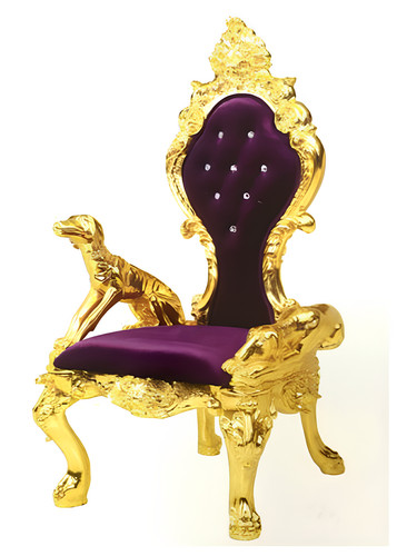 Poltrona trono imbottitura - trono,