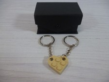 Lego Brick Heart Keyring For