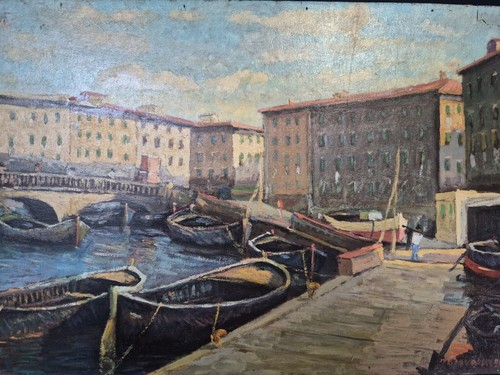 Dipinto olio tavola - su, il