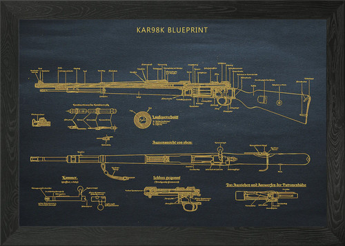 Kar98k quadro stampa tela - quadro,