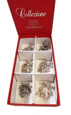 BRANDIMARTE sei segnasposto in argento 800