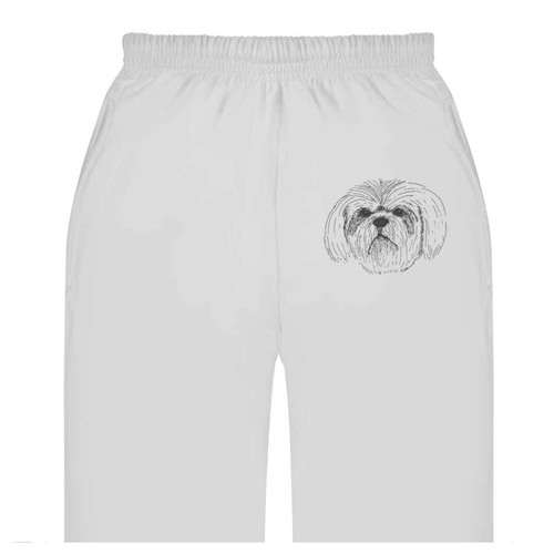 Lhasa apso head pantaloni - 'lhasa,
