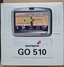 NAVIGATORE GPS TOMTOM GO 510 CON ACCESSORI E SCATOLA ORIGINALE