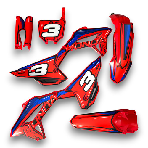 Grafica plastica honda - +,