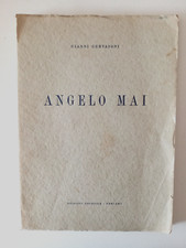 Angelo Mai   di Gianni Gervasoni    Edizioni Orobiche - Bergamo  1954
