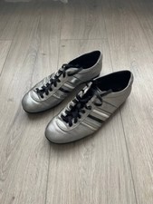Scarpe da bowling Prada vintage argento metallizzato 43