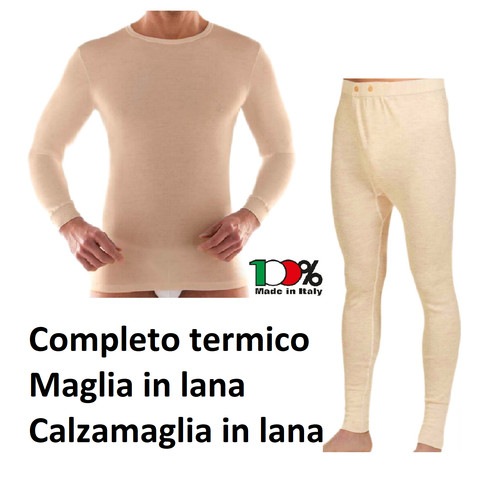 Calzamaglia lana maglia - e,