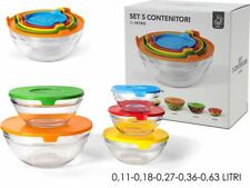 SET 5 CONTENITORI ERMETICI