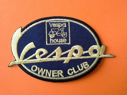 Vespa scooter patch - vespa, sew
