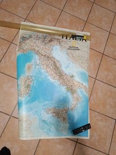 Cartina Mappa Italia Politica National Geographic 76 x 109 Cm
