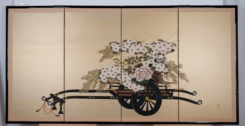 Carrello fiori giapponese
