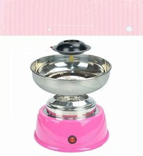 Una macchina per caramelle elettrica in cotone 110 V per uso domestico rosa mini macchina per caramelle filo interdentale