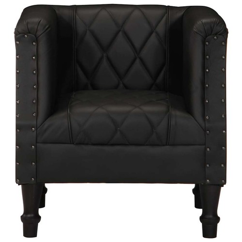 Poltrona pozzetto nera - a,