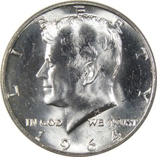Uncirculated 1964 90% Silver