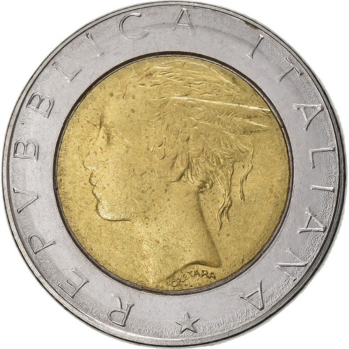 1222908 italia 500 lire - 500,