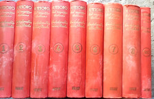 LOTTO COMPLETO 8+1 VOLUMI de "IL TESORO DEL RAGAZZO ITALIANO" -ENCICLOPEDIA UTET