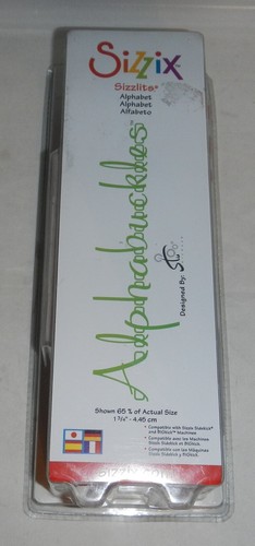 Set lettere numeri - , sizzix