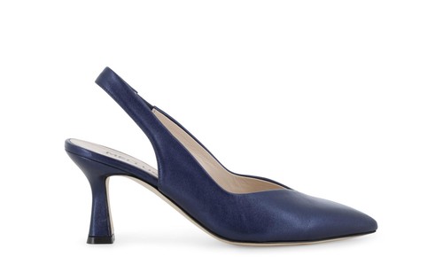 Melluso slingback blu perlato - slingback,