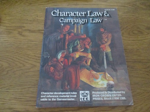 Rolemaster personaggio - -,