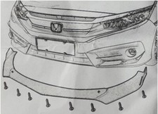 Spoiler anteriore splitter