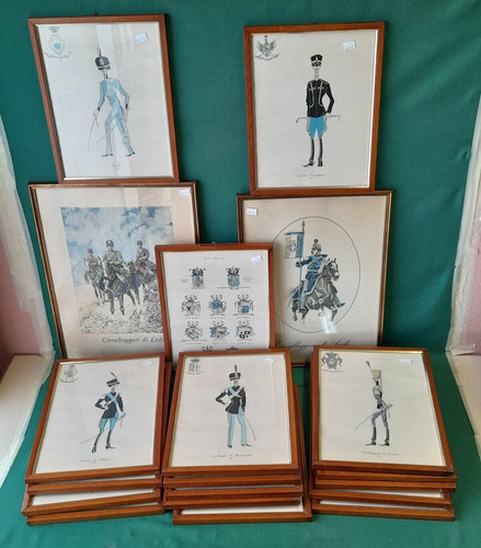 Lotto quadri vintage divise - lotto,