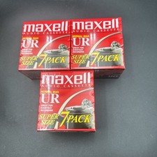 Lot Of 3 7 Pack Maxell Audio