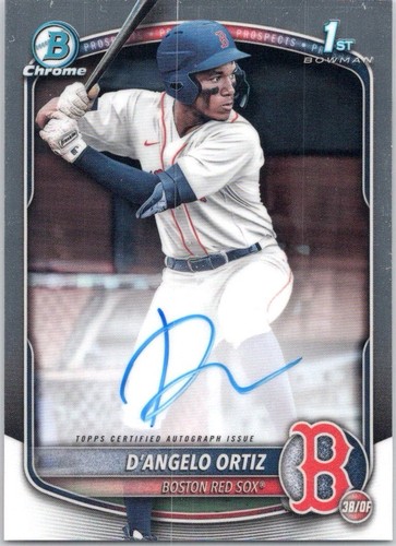 2025 bowman chrome angelo - chrome, d'angelo
