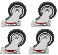 RUOTE PIROETTANTI GIREVOLI MISURE 75 100 125 160 200 MM CARRELLI PORTA PACCHI TP