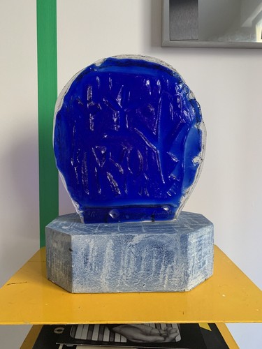 Scultura vetro riccardo licata - vetro,