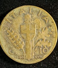 MONETA 10 CENTESIMI DEL 1940