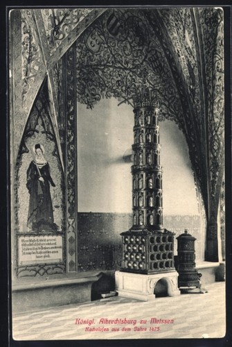 Cartolina meissen königl - meissen,,