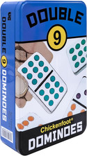 Set Domino Doppio 9 in Latta -