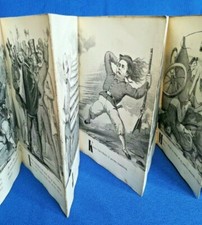 Teja, Viaggio da Torino a Roma. Alfabeto Pasquino. Risorgimento Caricatura 1871