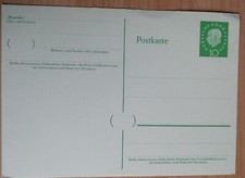 CARTOLINA INTERO POSTALE GERMANIA BERLINO 1961 DR. HEUSS DEUTSCHLAND POSTKARTE