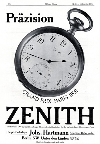 Orologio tasca zenith xl - da,