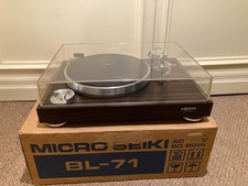 Micro Seiki BL-71 turntable in