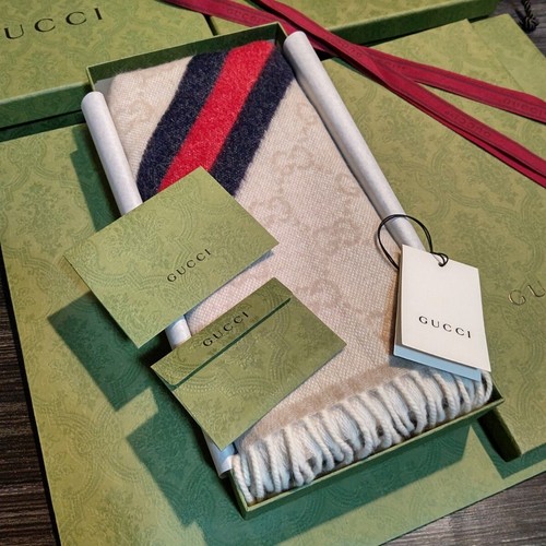 Gucci stola sciarpa lana - gucci,