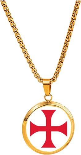 Knights templar red - red, cross