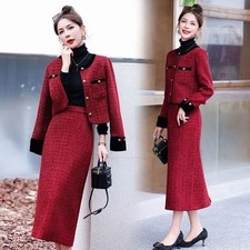 Completo Donna Rosso Elegante