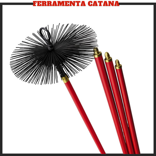 Kit spazzacamino pulizia canna