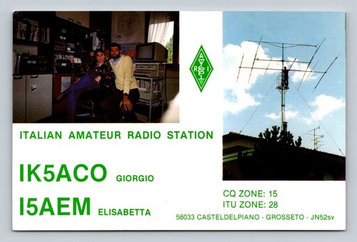 Ham radio qsl ik5aco - ham,