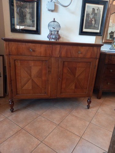 Antica credenza intarsiata - antica,