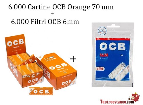 000 cartine ocb orange mm - ocb, 70